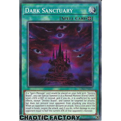 LDS3-EN016 Dark Sanctuary Common 1st Edition NM