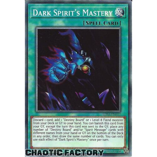 LDS3-EN017 Dark Spirit's Mastery Common 1st Edition NM