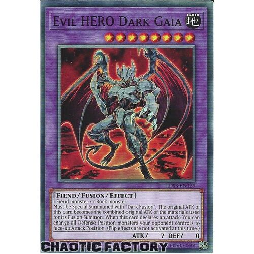 LDS3-EN029 Evil HERO Dark Gaia Common 1st Edition NM