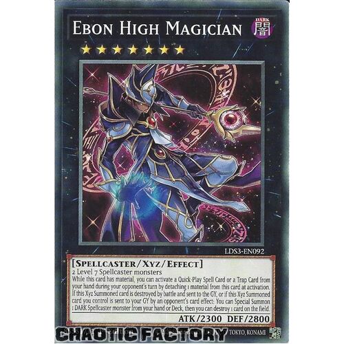 LDS3-EN092 Ebon High Magician Common 1st Edition NM