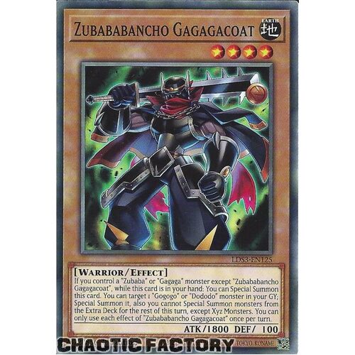 LDS3-EN125 Zubababancho Gagagacoat Common 1st Edition NM