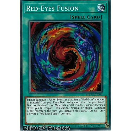 LEDU-EN006 Red-Eyes Fusion Common 1st Edition NM