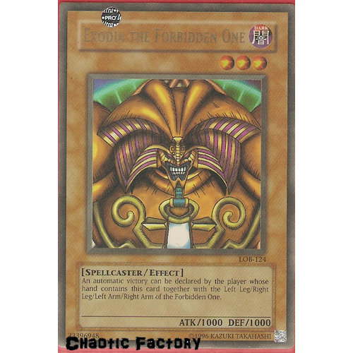 Exodia the Forbidden One - LOB-124 - Ultra Rare Unlimited NM