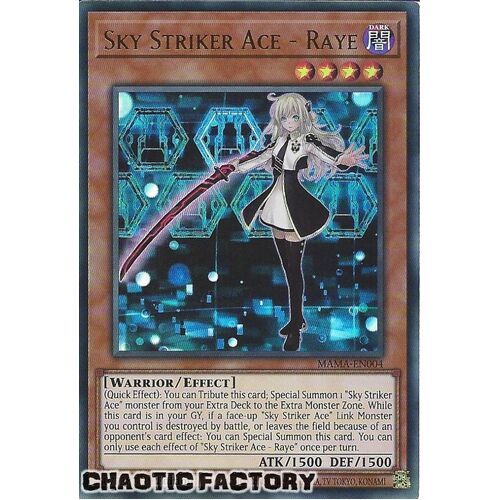 MAMA-EN004 Sky Striker Ace - Raye Ultra Rare 1st Edition NM