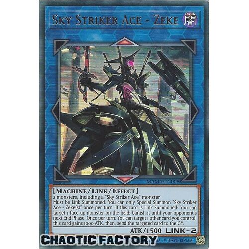 MAMA-EN008 Sky Striker Ace - Zeke Ultra Rare 1st Edition NM