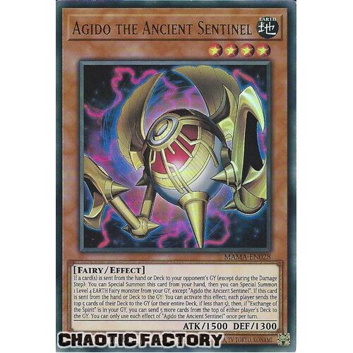 MAMA-EN028 Agido the Ancient Sentinel Ultra Rare 1st Edition NM