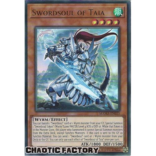 MAMA-EN035 Swordsoul of Taia Ultra Rare 1st Edition NM