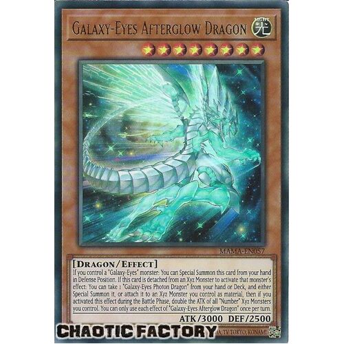 MAMA-EN057 Galaxy-Eyes Afterglow Dragon Ultra Rare 1st Edition NM