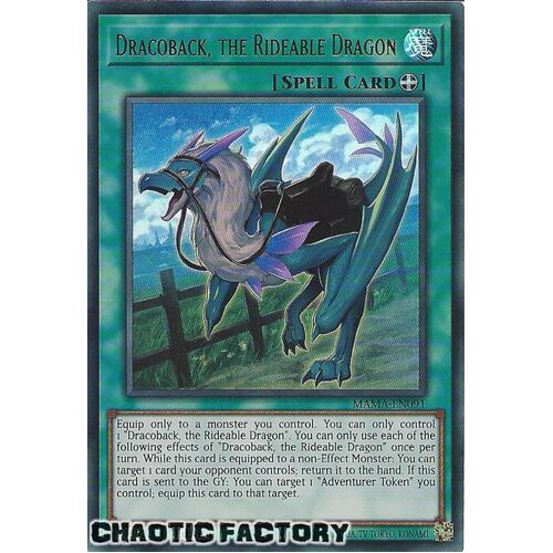 MAMA-EN091 Dracoback, the Rideable Dragon Ultra Rare 1st Edition NM