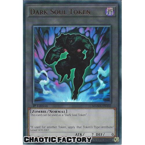 MAMA-EN102 Dark Soul Token Ultra Rare 1st Edition NM