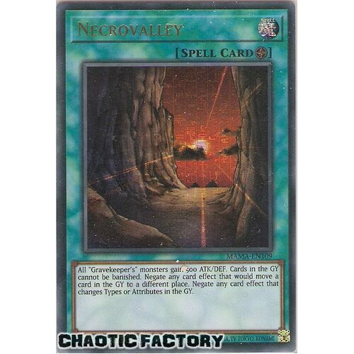 MAMA-EN109 Necrovalley Ultra Pharaohs Rare 1st Edition NM