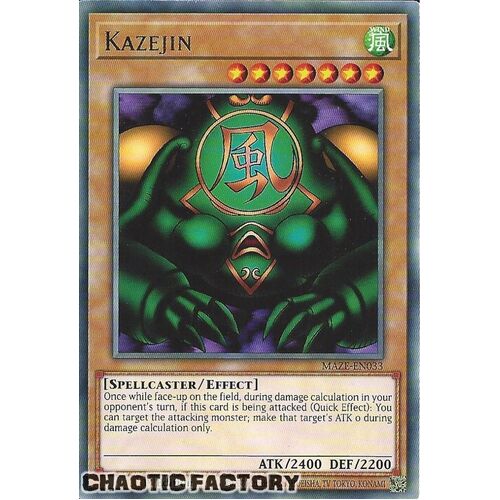 MAZE-EN033 Kazejin Rare 1st Edition NM