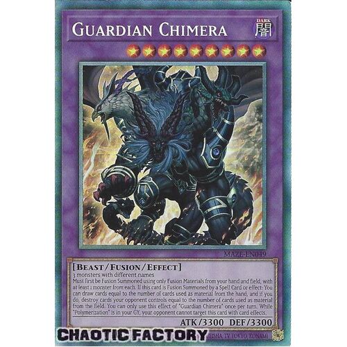 COLLECTORS RARE MAZE-EN049 Guardian Chimera 1st Edition NM