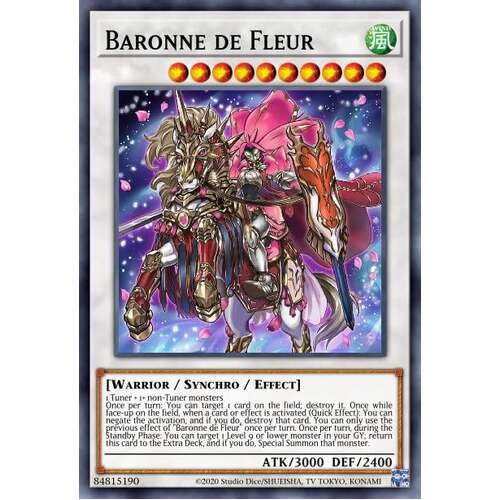 COLLECTORS RARE MAZE-EN051 Baronne de Fleur 1st Edition NM