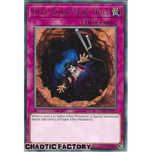 MAZE-EN067 Deep Dark Trap Hole Rare 1st Edition NM