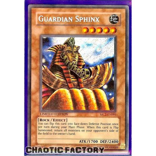 MC2-EN001 Guardian Sphinx Secret Rare LIMITED EDITION NM