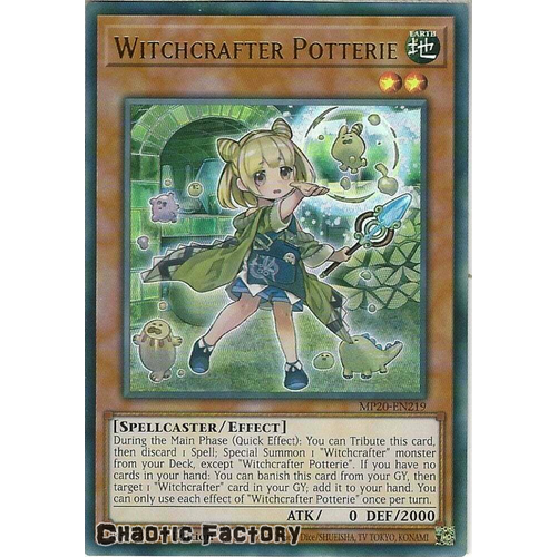 MP20-EN219 Witchcrafter Potterie Ultra Rare 1st Edition NM