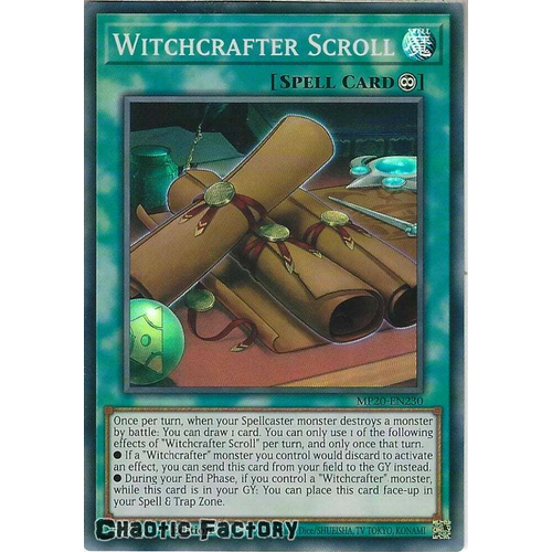 MP20-EN230 Witchcrafter Scroll Super Rare 1st Edition NM