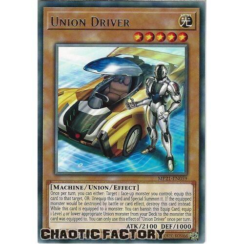 MP21-EN059 Union Driver Rare 1st Edition NM