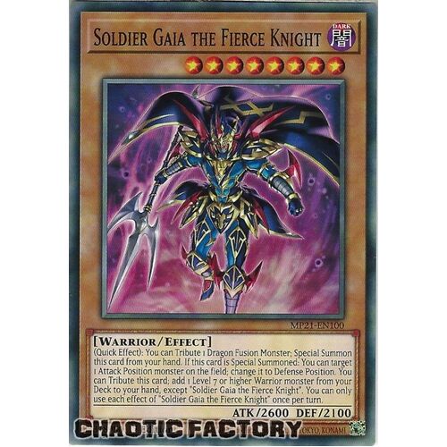 MP21-EN100 Soldier Gaia The Fierce Knight Common 1st Edition NM