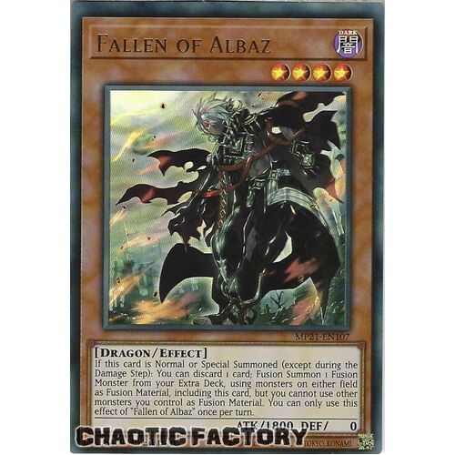 MP21-EN107 Fallen of Albaz Ultra Rare 1st Edition NM