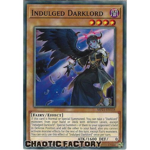 MP21-EN118 Indulged Darklord Common 1st Edition NM