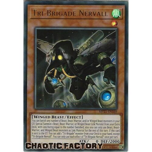 MP21-EN169 Tri-Brigade Nervall Ultra Rare 1st Edition NM