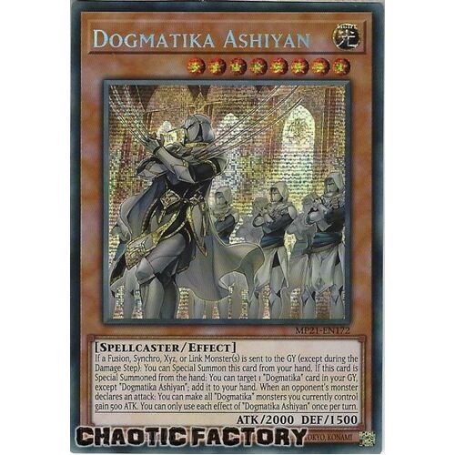 MP21-EN172 Dogmatika Ashiyan Prismatic Secret Rare 1st Edition NM