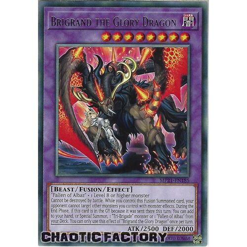 MP21-EN185 Brigrand the Glory Dragon Rare 1st Edition NM