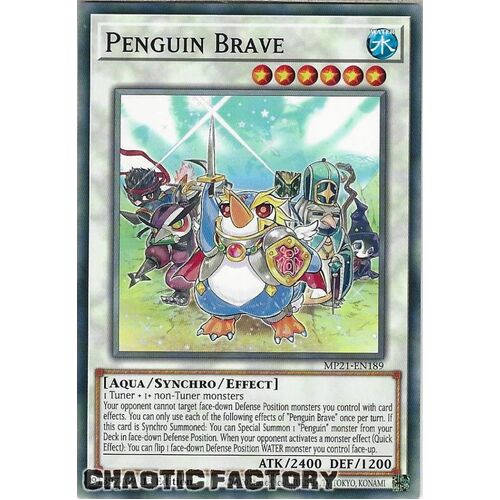 MP21-EN189 Penguin Brave Common 1st Edition NM