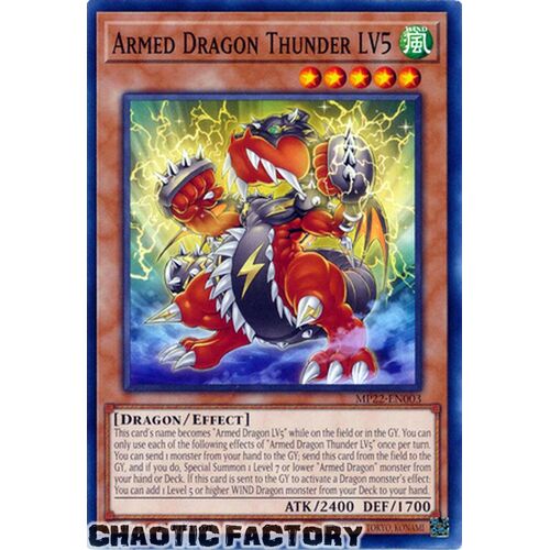 MP22-EN003 Armed Dragon Thunder LV5 Common 1st Edition NM