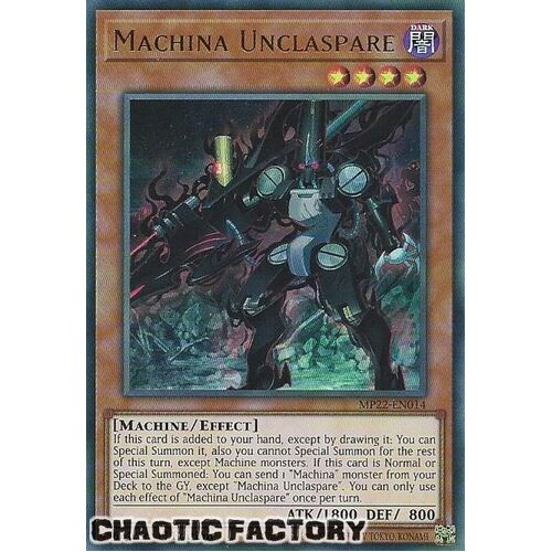 MP22-EN014 Machina Unclaspare Ultra Rare 1st Edition NM