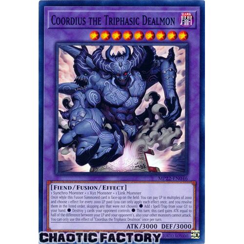 MP22-EN046 Coordius the Triphasic Dealmon Common 1st Edition NM