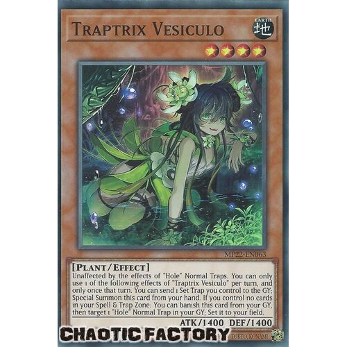 MP22-EN063 Traptrix Vesiculo Super Rare 1st Edition NM