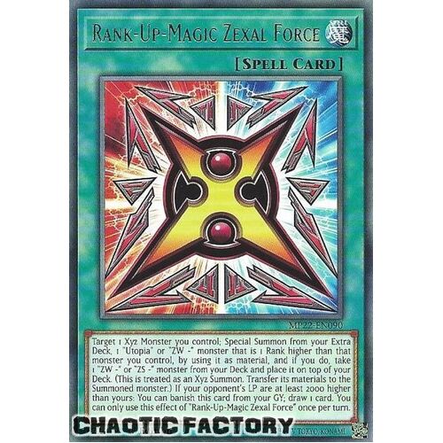 MP22-EN090 Rank-Up-Magic Zexal Force Rare 1st Edition NM