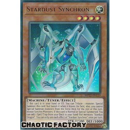 MP22-EN119 Stardust Synchron Ultra Rare 1st Edition NM