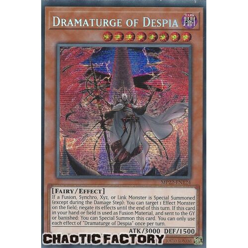 MP22-EN124 Dramaturge of Despia Prismatic Secret Rare 1st Edition NM