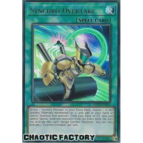 MP22-EN164 Synchro Overtake Ultra Rare 1st Edition NM