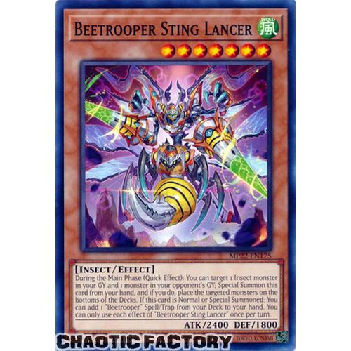 MP22-EN175 Beetrooper Sting Lancer Common 1st Edition NM