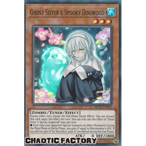 MP22-EN259 Ghost Sister & Spooky Dogwood Super Rare 1st Edition NM