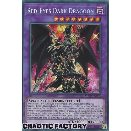 MP22-EN264 Red-Eyes Dark Dragoon Prismatic Secret Rare 1st Edition NM