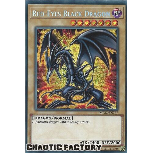 MP22-EN267 Red-Eyes Black Dragon Prismatic Secret Rare 1st Edition NM