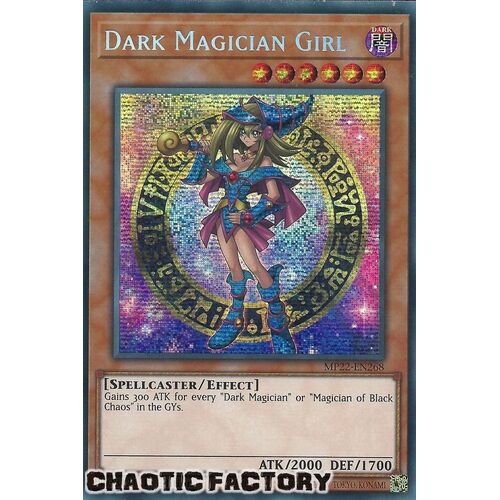 MP22-EN268 Dark Magician Girl Prismatic Secret Rare 1st Edition NM