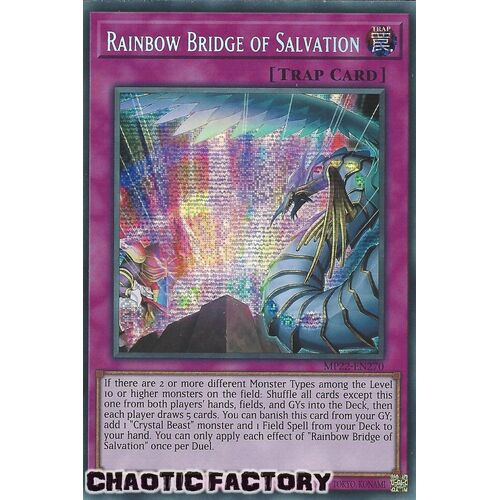 MP22-EN270 Rainbow Bridge of Salvation Prismatic Secret Rare 1st Edition NM