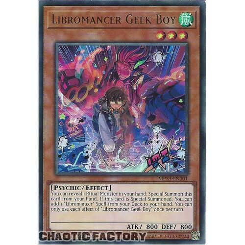 MP23-EN001 Libromancer Geek Boy Ultra Rare 1st Edition NM