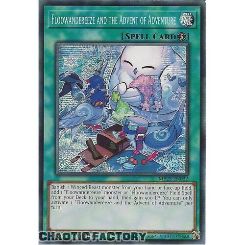 MP23-EN032 Floowandereeze and the Advent of Adventure Prismatic Secret Rare 1st Edition NM