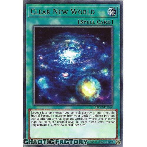 MP23-EN034 Clear New World Rare 1st Edition NM