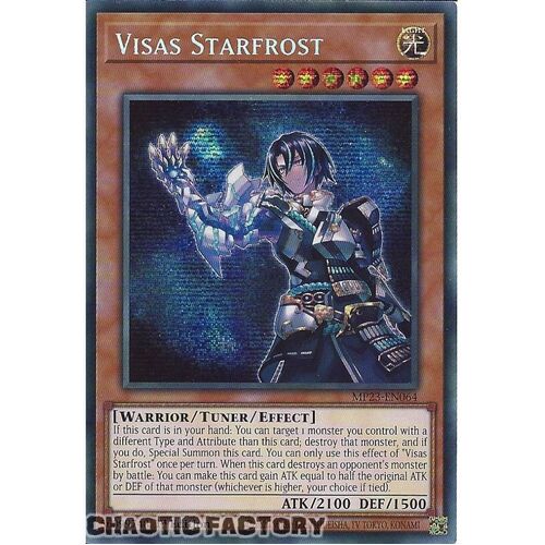 MP23-EN064 Visas Starfrost Prismatic Secret Rare 1st Edition NM