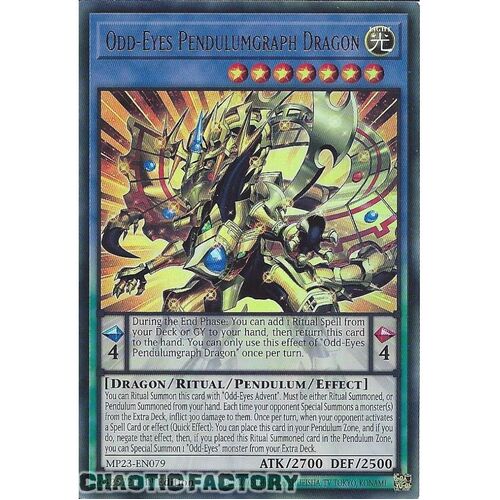 MP23-EN079 Odd-Eyes Pendulumgraph Dragon Ultra Rare 1st Edition NM