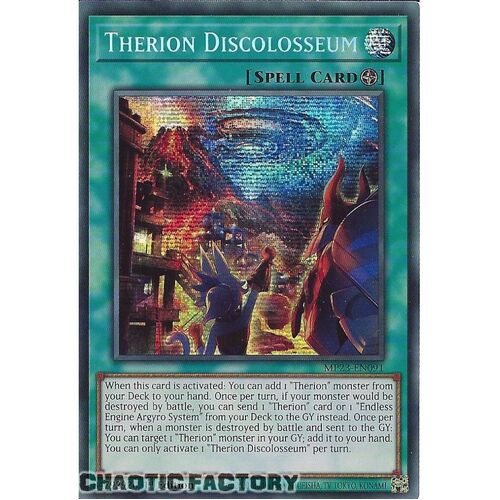 MP23-EN091 Therion Discolosseum Prismatic Secret Rare 1st Edition NM